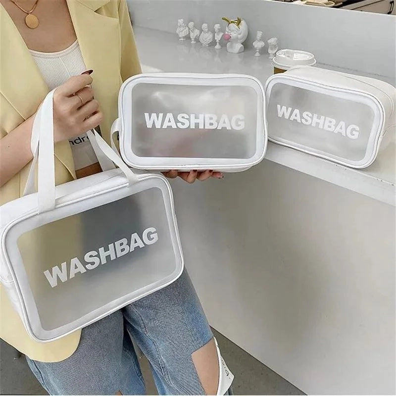 طقم شنط Wash Bag - وتر بروف * جلد