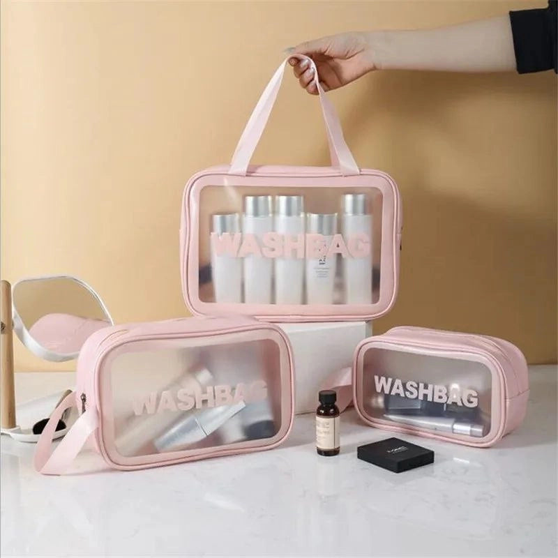 طقم شنط Wash Bag - وتر بروف * جلد