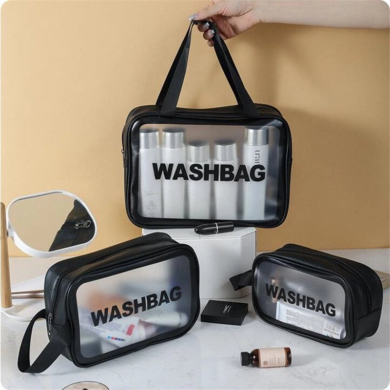 طقم شنط Wash Bag - وتر بروف * جلد