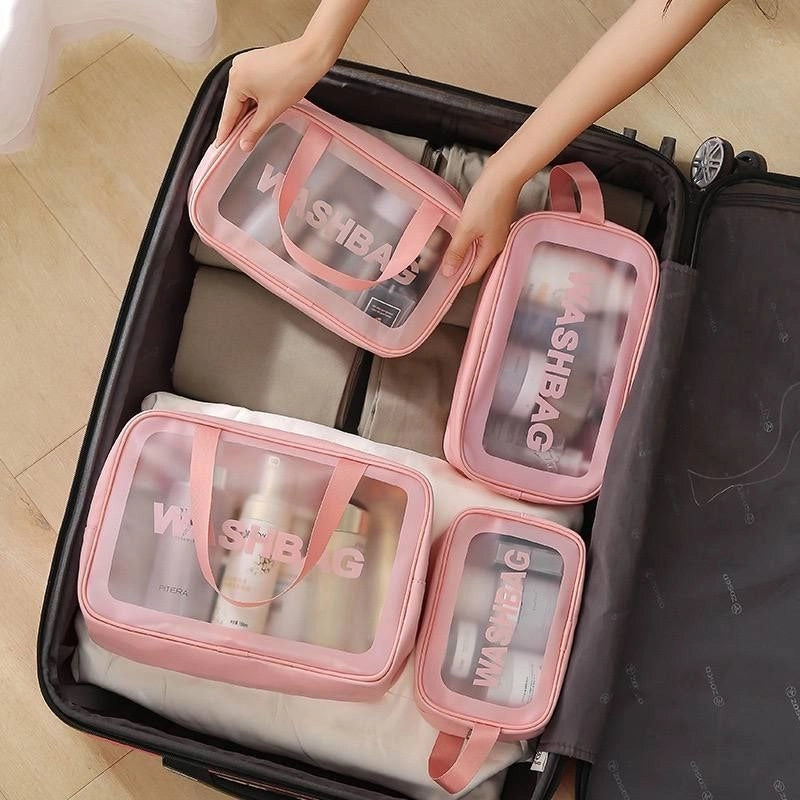 طقم شنط Wash Bag - وتر بروف * جلد