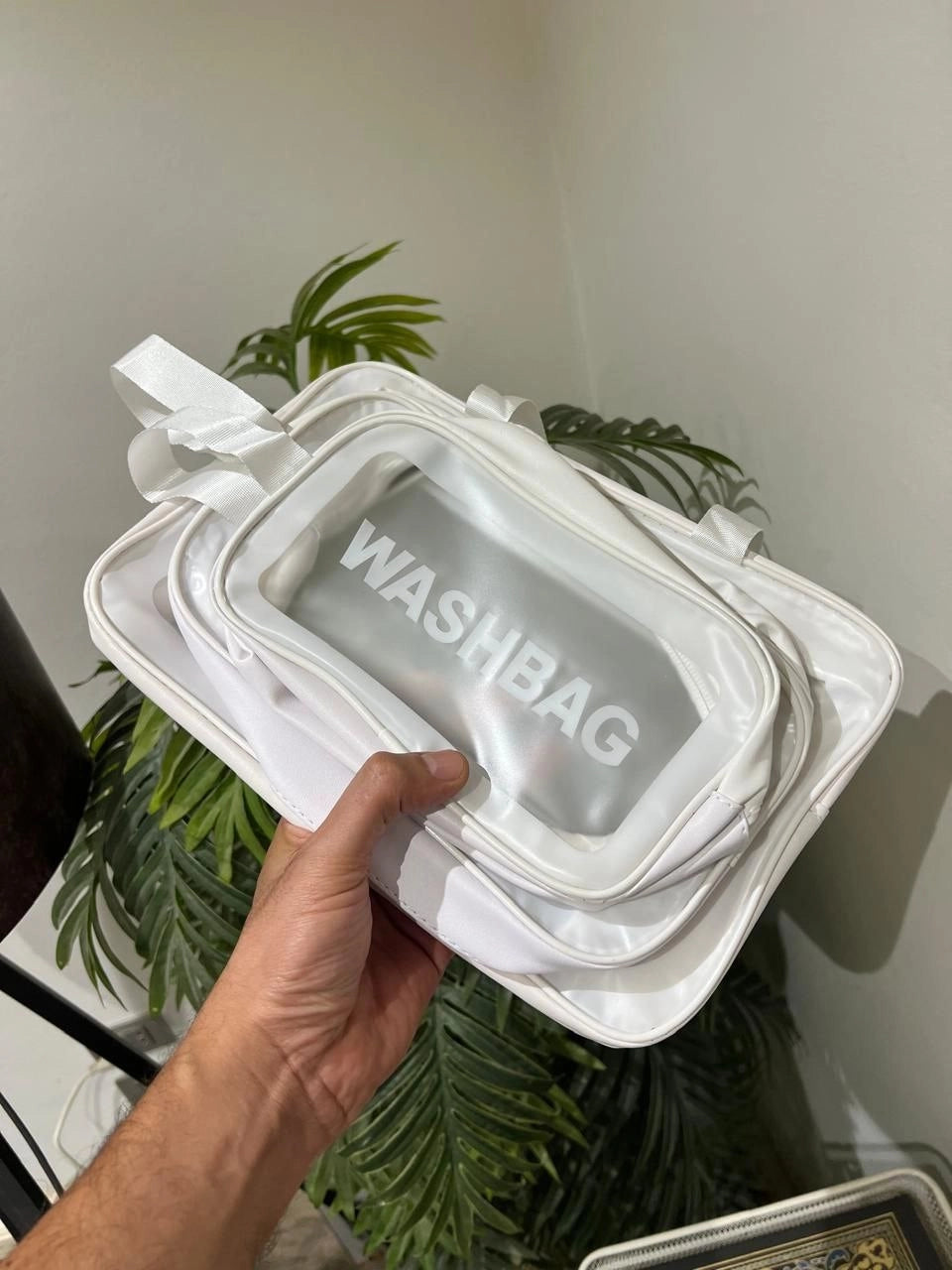 طقم شنط Wash Bag - وتر بروف * جلد