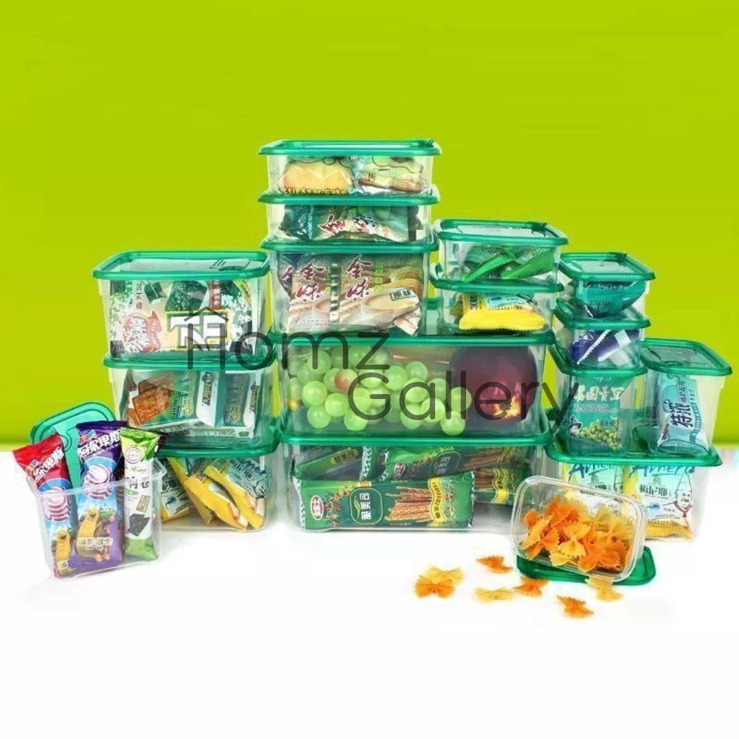 طقم علب ثلاجة 17 قطعة