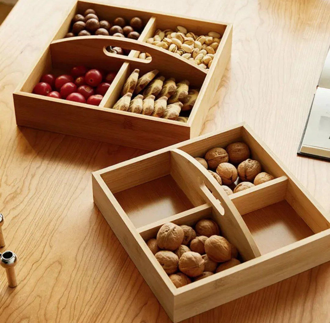 طبق تسالى مقسم 4 خانة