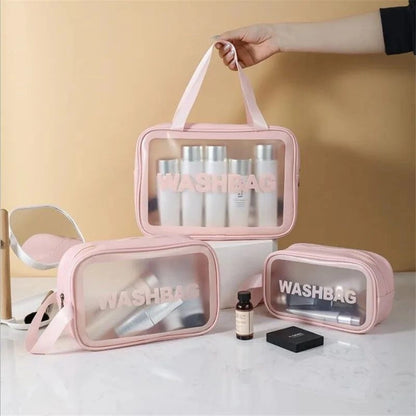 طقم شنط Wash Bag - وتر بروف * جلد